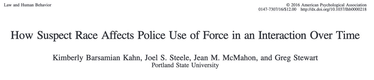 How Suspect Race Affects Police Use of Force in an Interaction Over Time