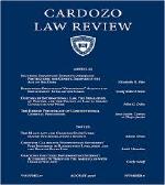 Cardozo Law Review cover image