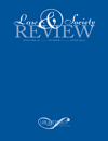 Law & Society Review cover image