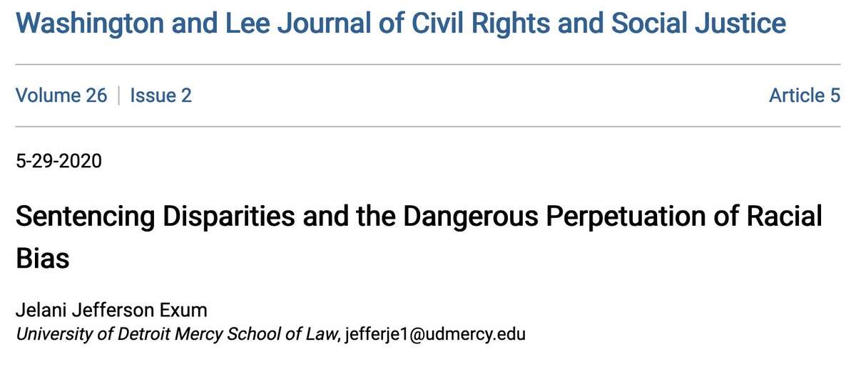 Sentencing Disparities and the Dangerous Perpetuation of Racial Bias