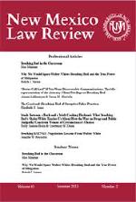 New Mexico Law Review cover image