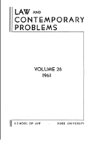 Law and Contemporary Problems cover image