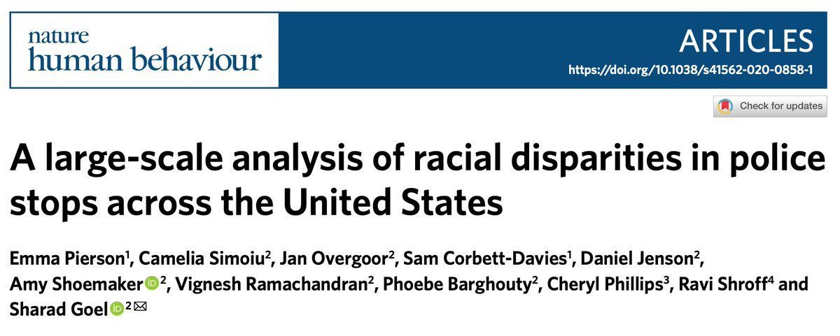 A Large-Scale Analysis of Racial Disparities in Police Stops Across the United States