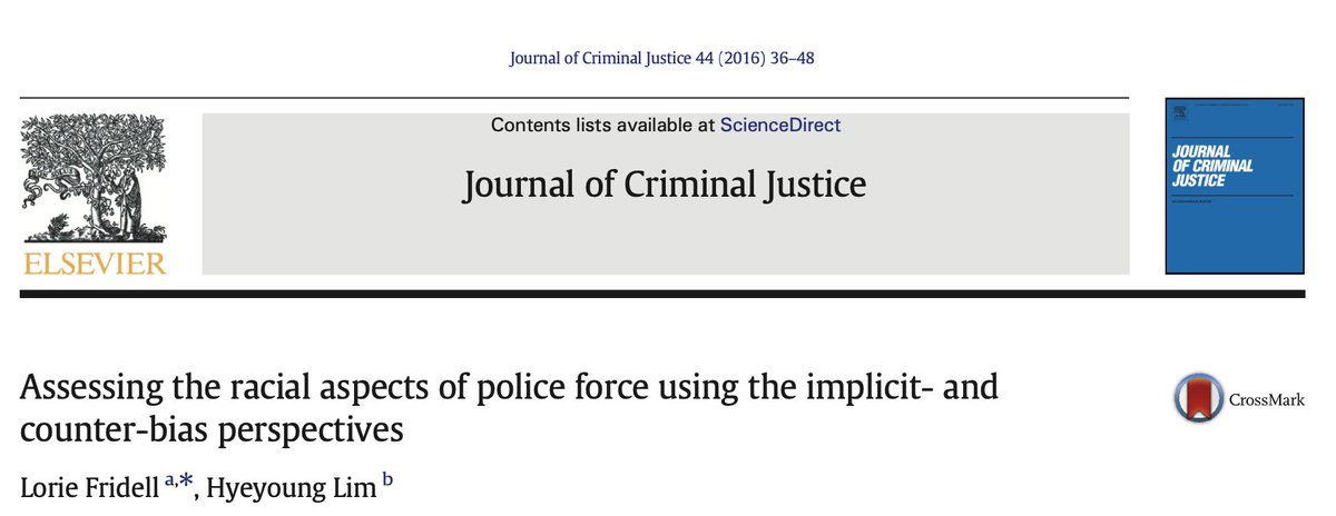 Assessing the Racial Aspects of Police Force Using the Implicit- And Counter-Bias Perspectives