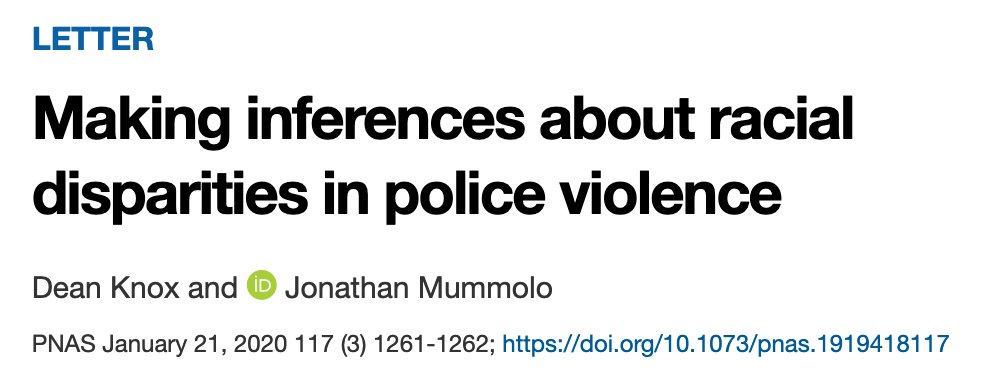 Making Inferences About Racial Disparities in Police Violence