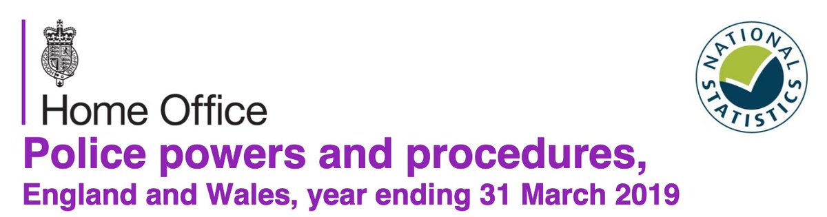 Police Powers and Procedures, England and Wales, Year Ending 31 March 2019