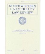 Northwestern University Law Review cover image