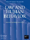 Law and Human Behavior cover image