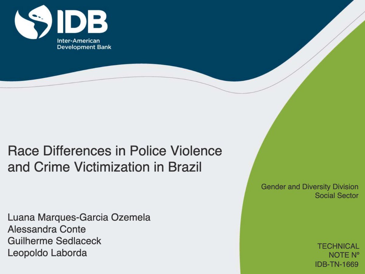 Race Differences in Police Violence and Crime Victimization in Brazil