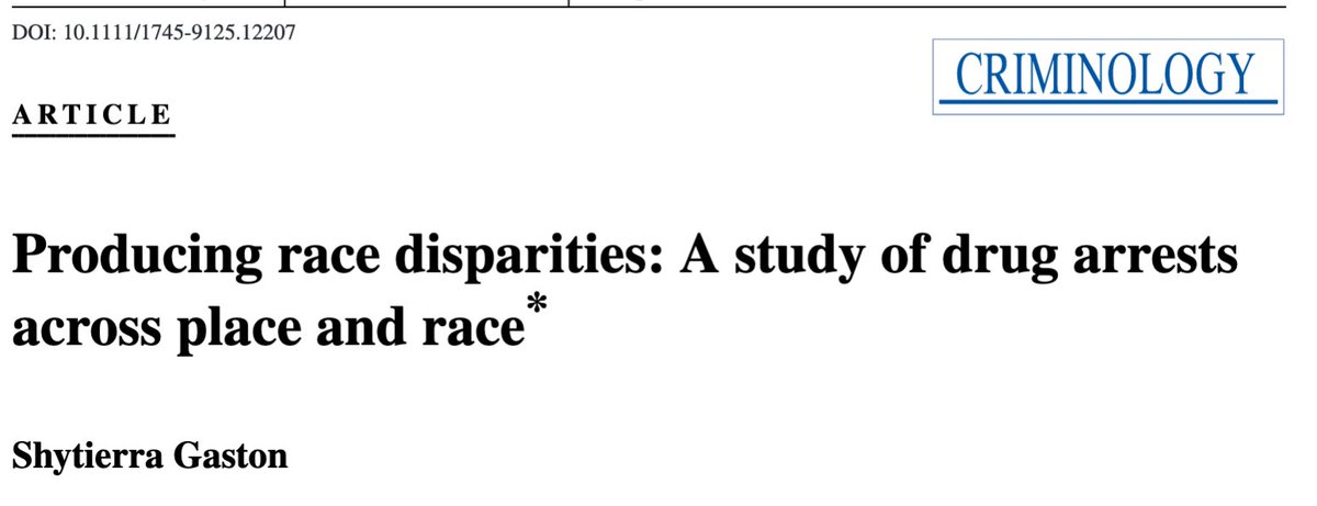 Producing Race Disparities: A Study of Drug Arrests Across Place and Race