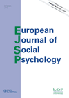 European Journal of Social Psychology cover image