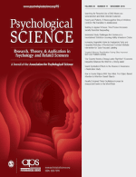 Psychological Science cover image