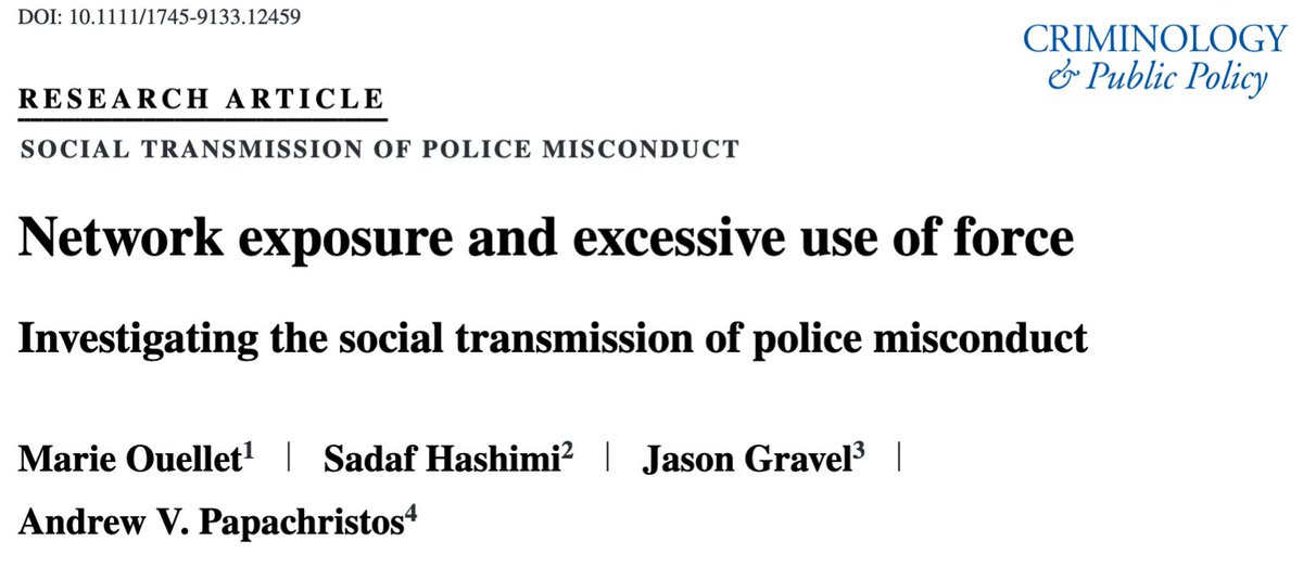 Network Exposure and Excessive Use of Force