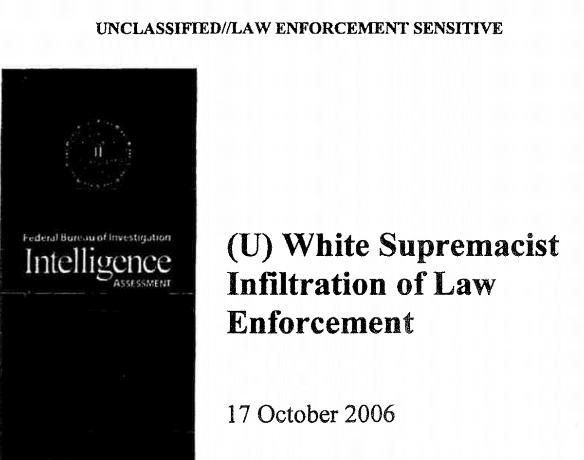White Supremacist Infiltration of Law Enforcement