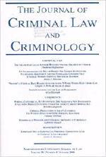 Journal of Criminal Law and Criminology  cover image