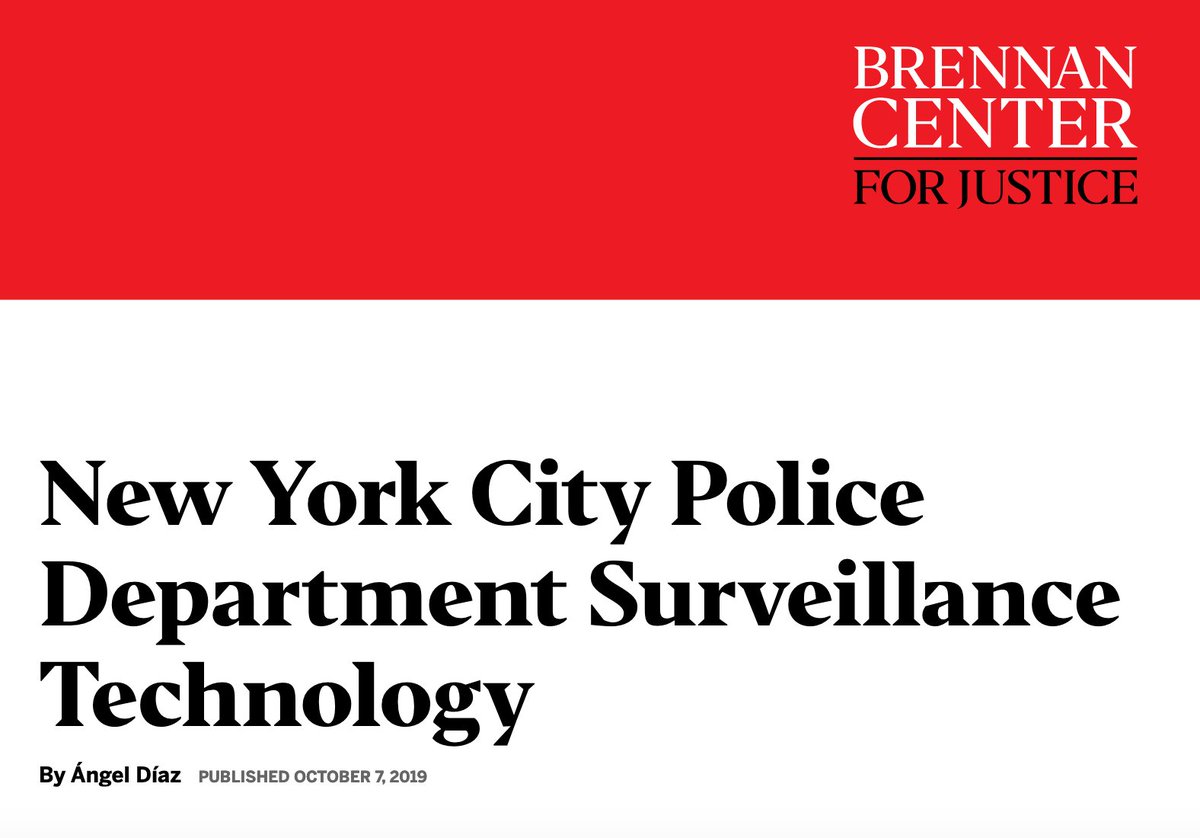 New York City Police Department Surveillance Technology