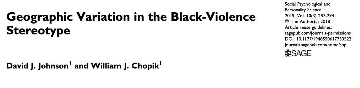 Geographic Variation in the Black-Violence Stereotype