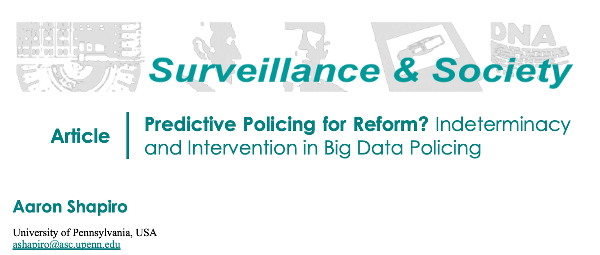 Predictive Policing for Reform? Indeterminacy and Intervention in Big Data Policing