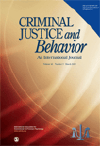 Criminal Justice and Behavior cover image