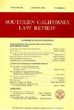 Southern California Law Review cover image