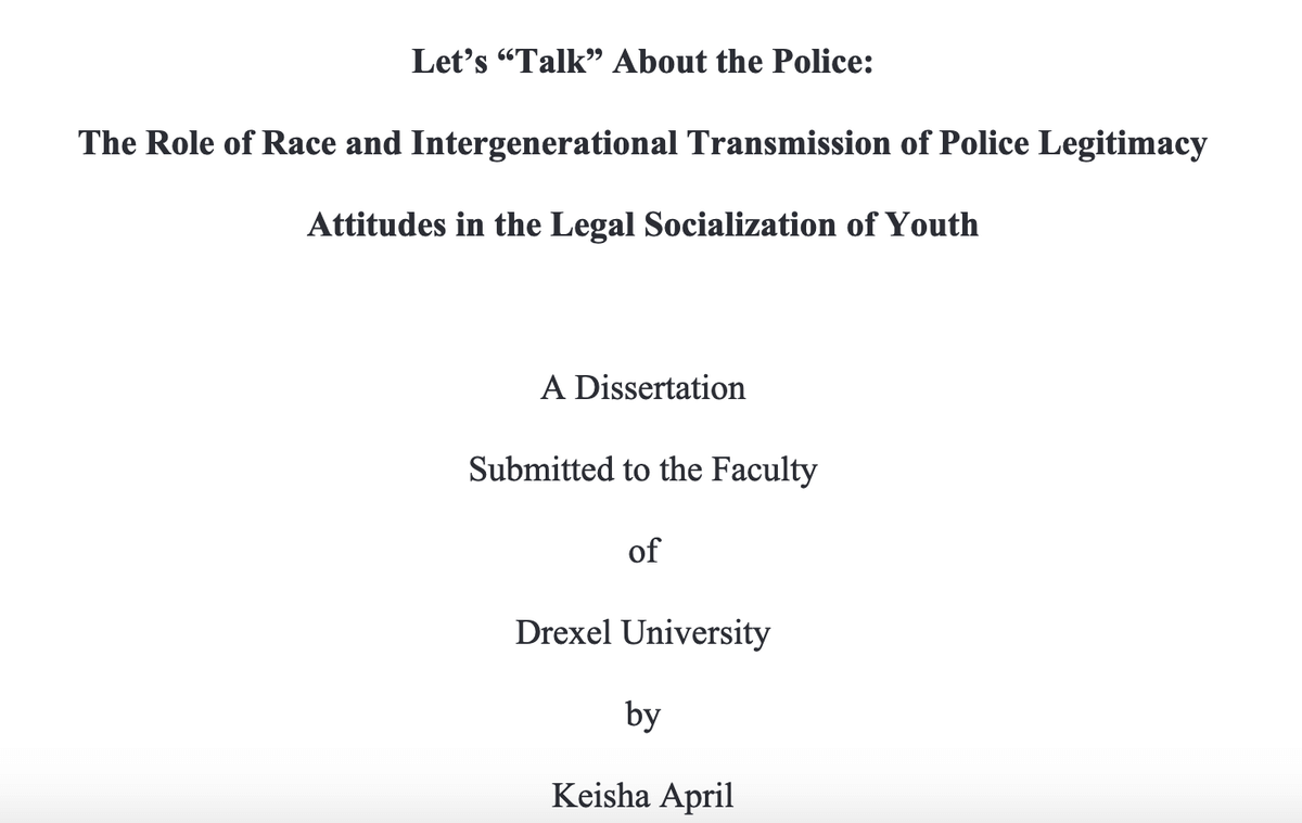 Let’s “Talk” about the Police: The Role of Race and Intergenerational Transmission of Police Legitimacy Attitudes in the Legal Socialization of Youth