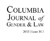 Columbia Journal of Gender and Law cover image