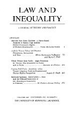 Law & Inequality cover image