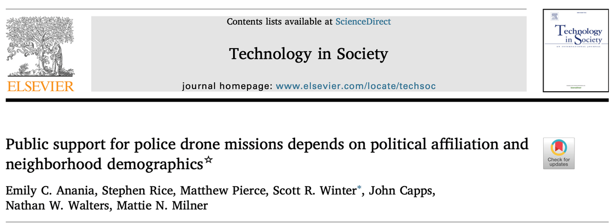 Public Support for Police Drone Missions Depends on Political Affiliation and Neighborhood Demographics