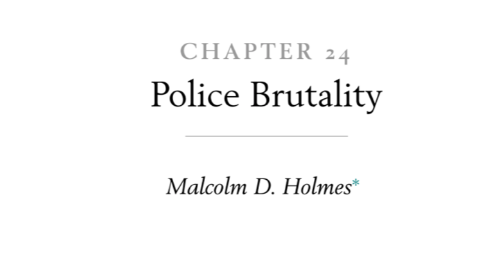 Chapter 24: Police Brutality