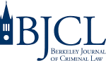 Berkeley Journal of Criminal Law cover image