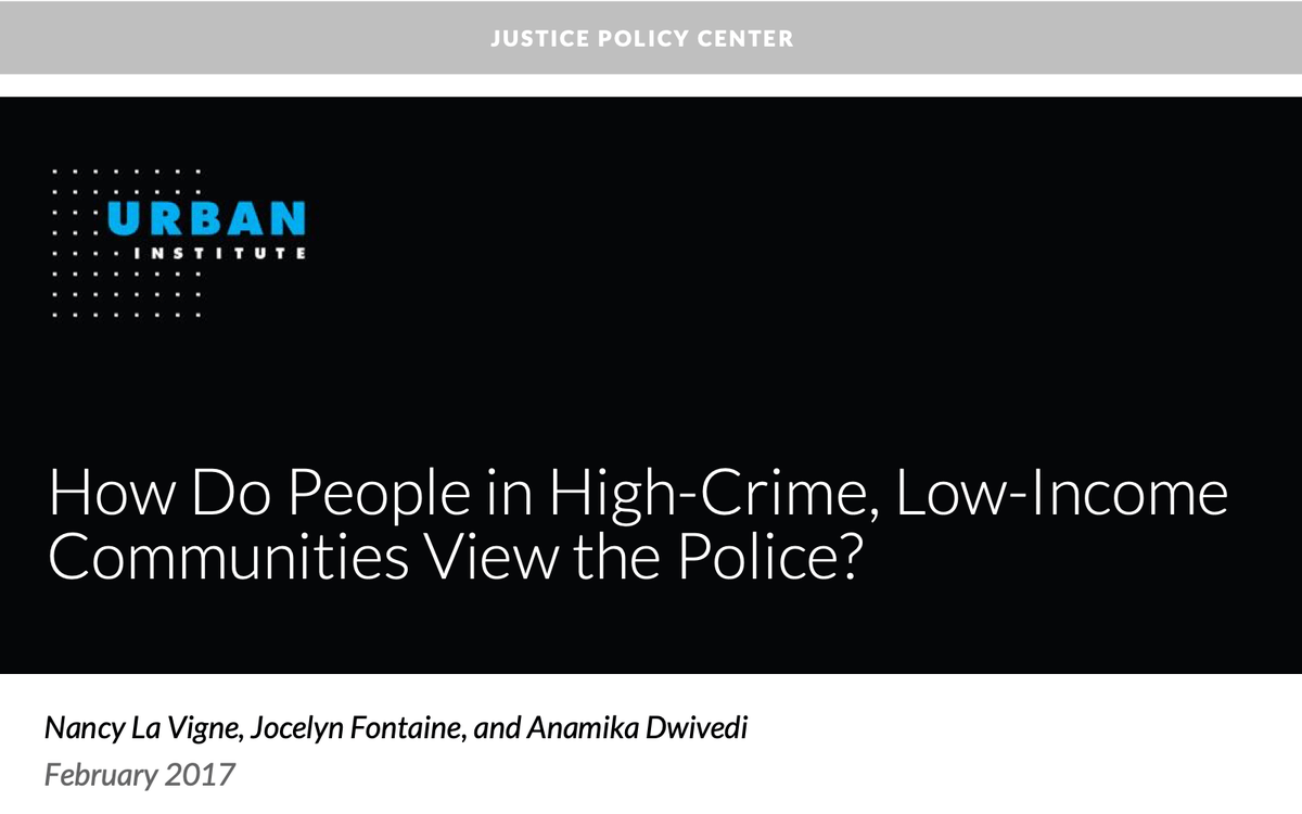 How Do People in High-Crime, Low-Income Communities View the Police?