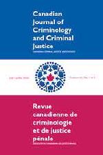Canadian Journal of Criminology and Criminal Justice cover image