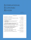 International Economic Review cover image