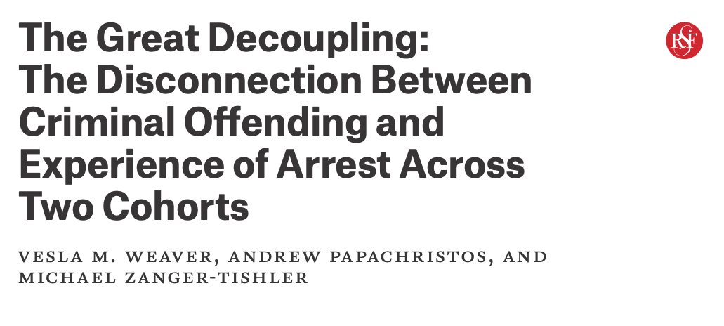 The Great Decoupling: The Disconnection Between Criminal Offending and Experience of Arrest Across Two Cohorts