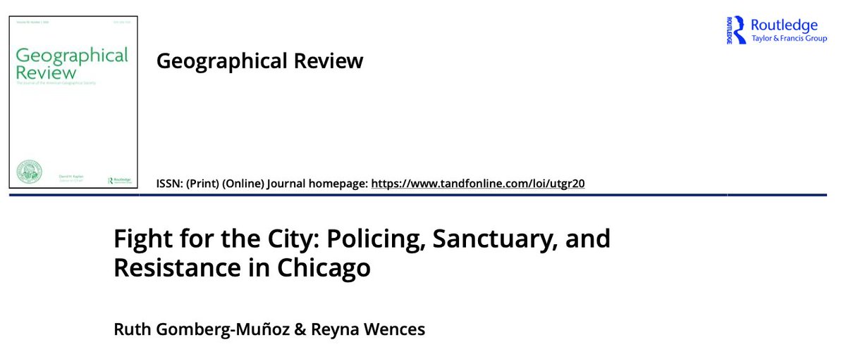 Fight for the City: Policing, Sanctuary, and Resistance in Chicago