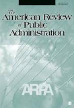 American Review of Public Administration cover image