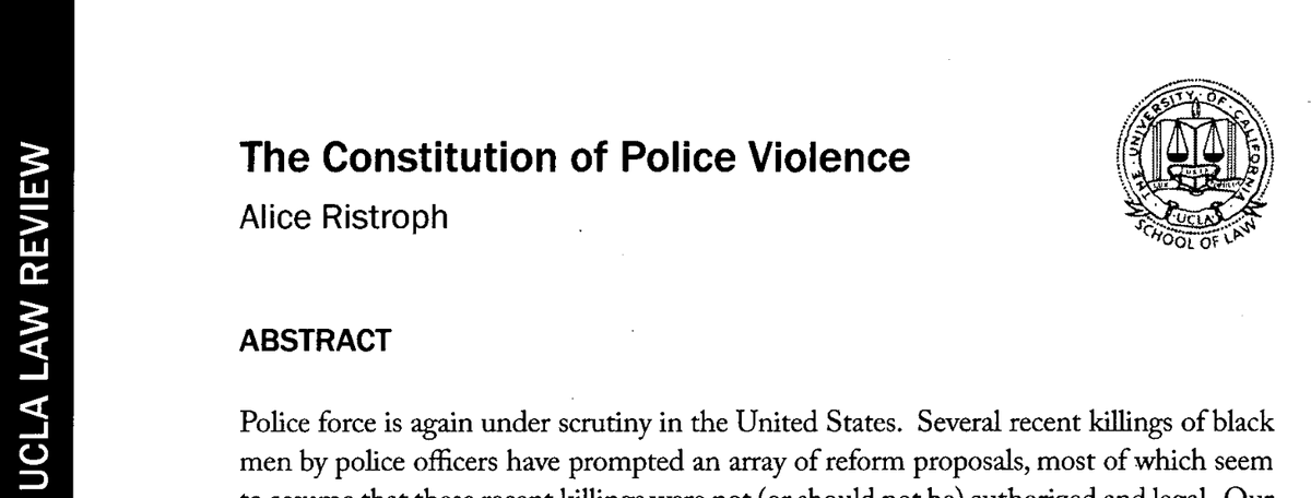 The Constitution of Police Violence