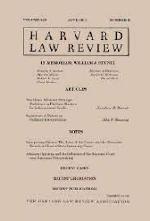 Harvard Law Review cover image