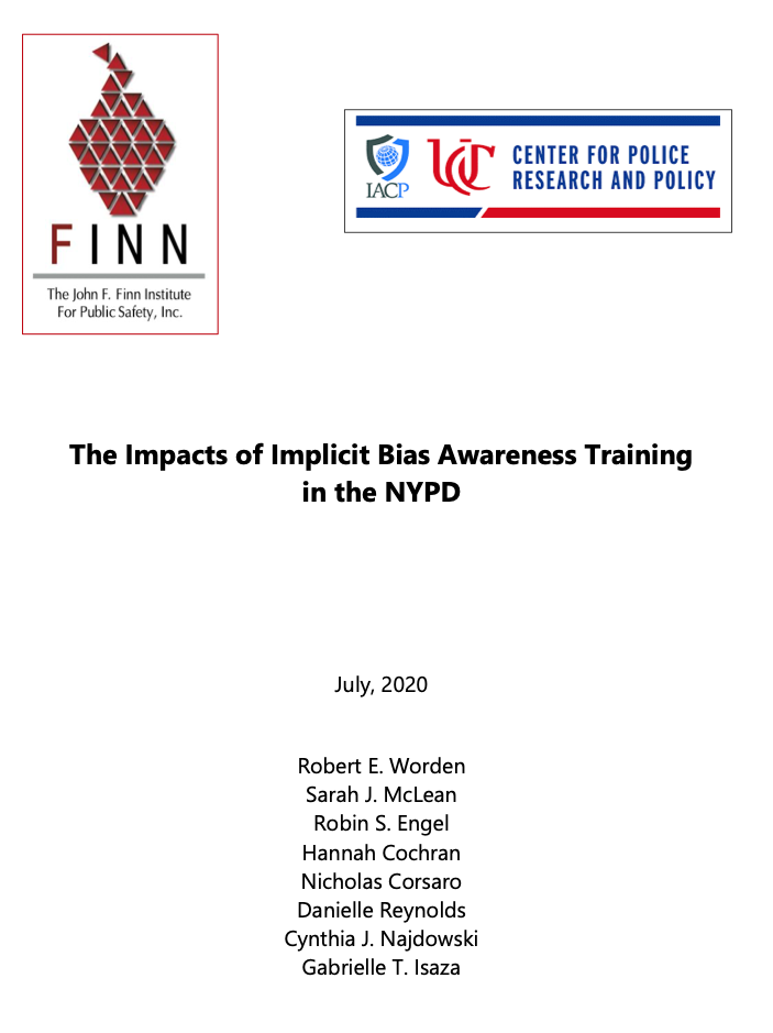 The Impacts of Implicit Bias Awareness Training in the NYPD