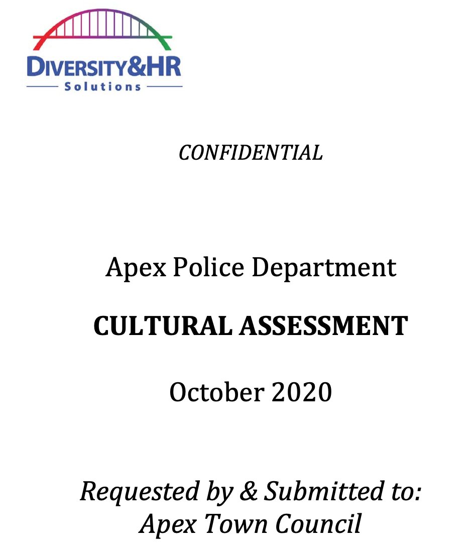 Apex Police Department Cultural Assessment