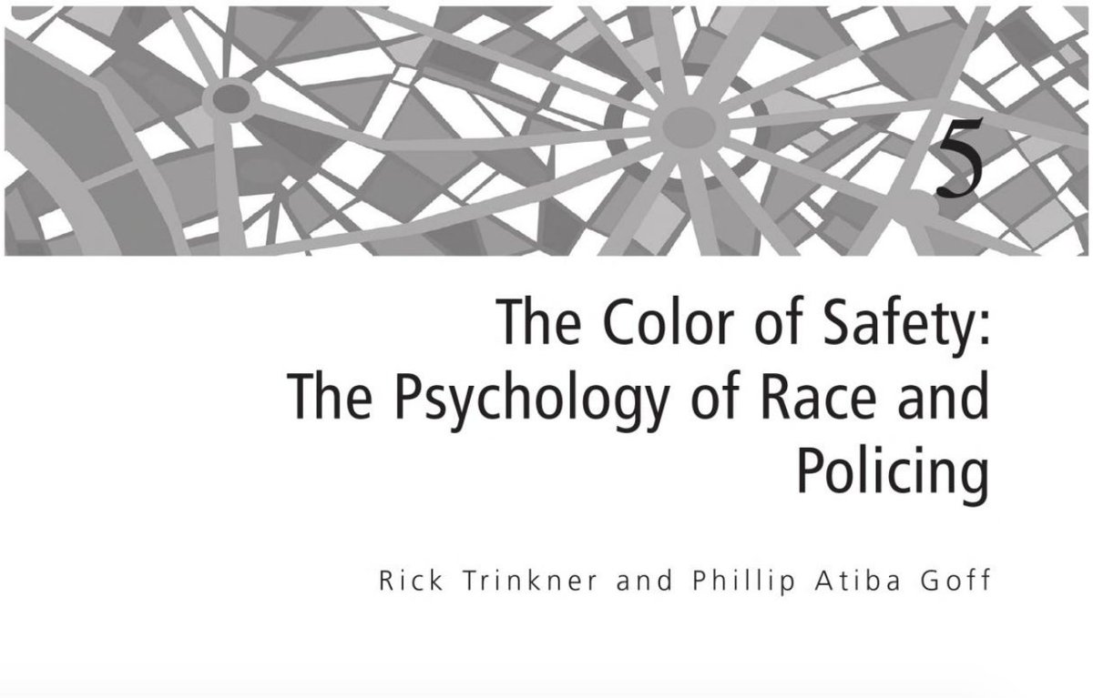 The Color of Safety: The Psychology of Race and Policing